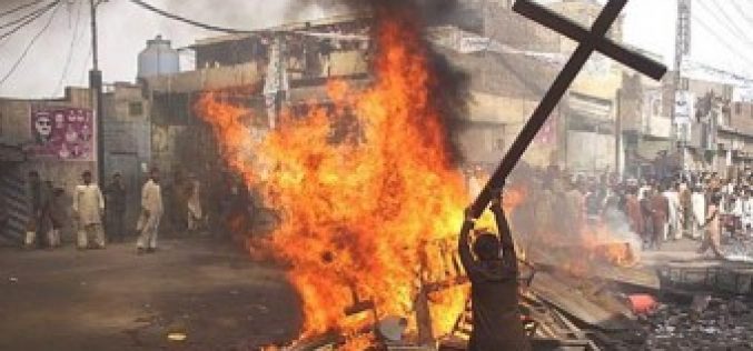 Muslim mob burns Christian village over ‘blasphemy’