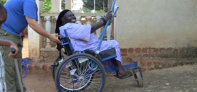 Off-road wheelchair offers freedom for disabled poor