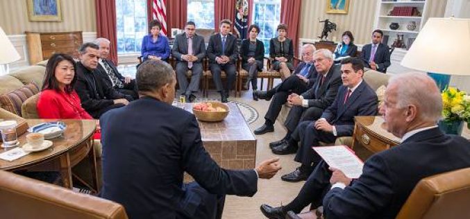 Moore prays for Obama, urges immigration steps