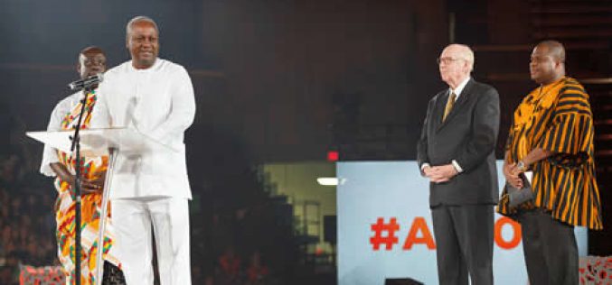 Ghana President Addresses Centenial Attendess